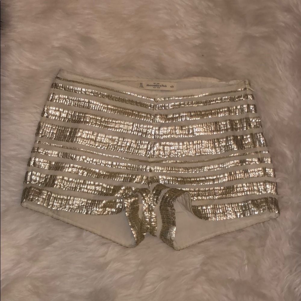 Shorts with sequins